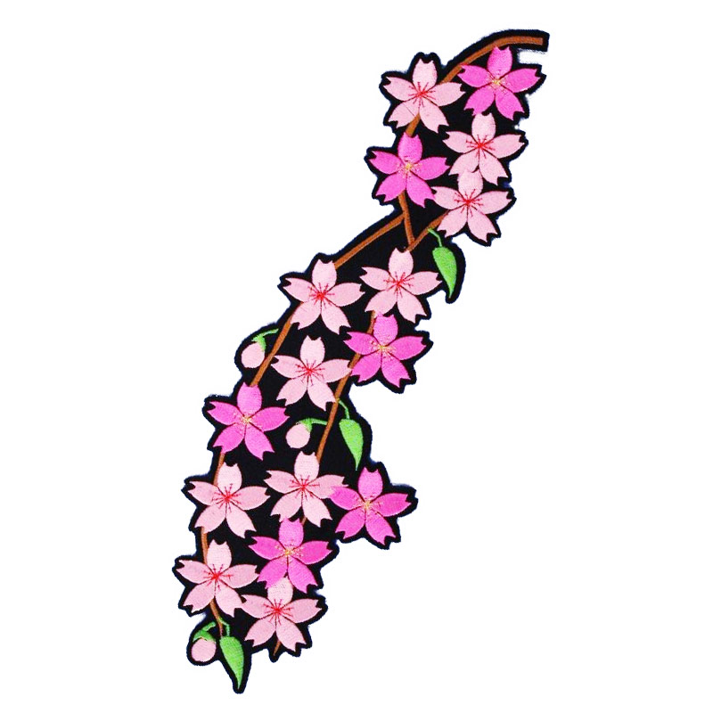 桜刺繍ワッペン S-45 「桜」